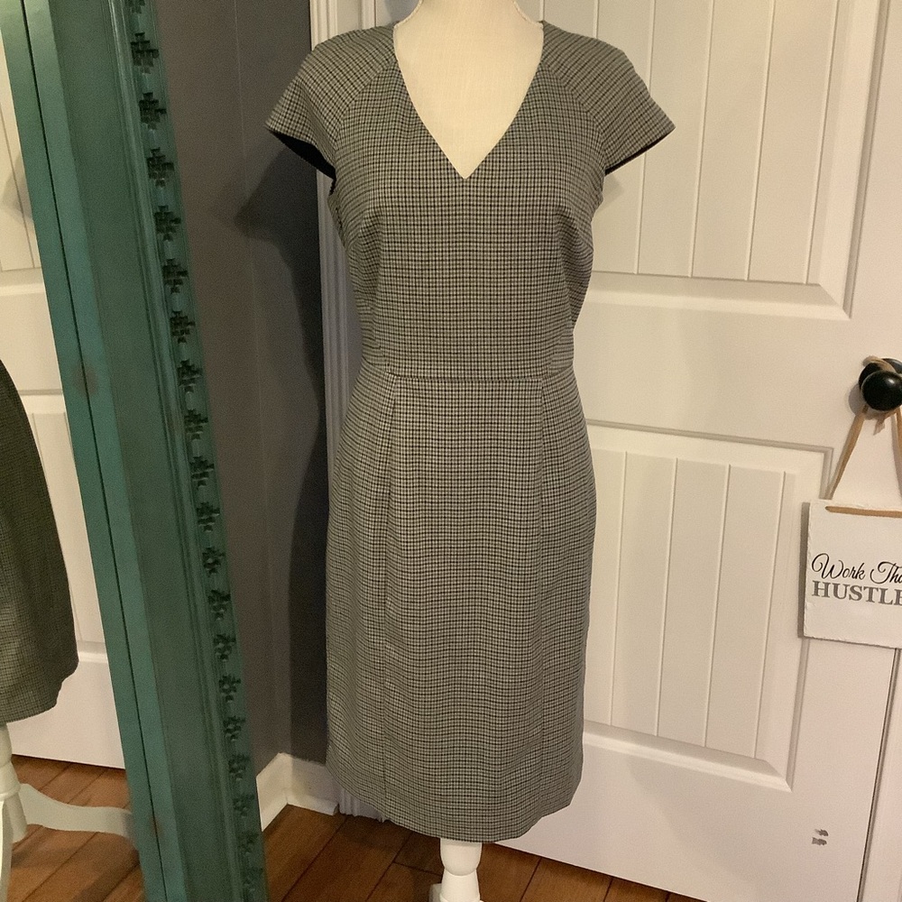 Banana Republic Glen Plaid Dress